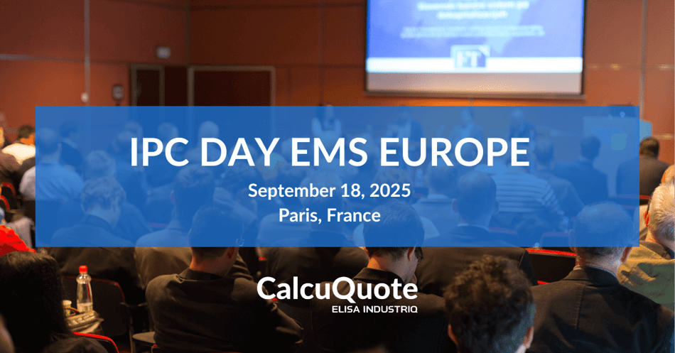 CalcuQuote Showcases Connected Supply Chain Ecosystem at IPC Day EMS Europe 2025
